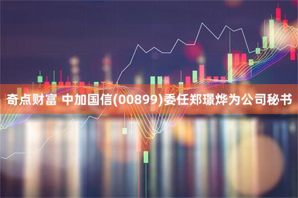 奇点财富 中加国信(00899)委任郑璟烨为公司秘书